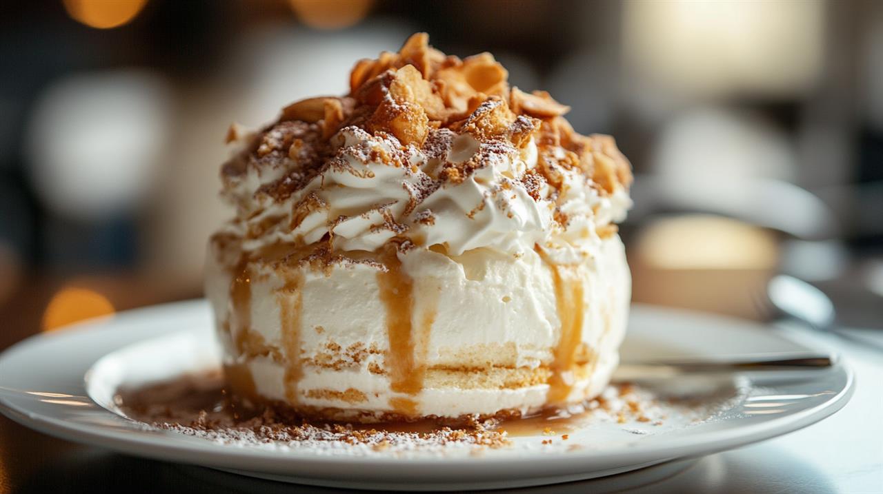 Tuilles som sprødt element i dessert