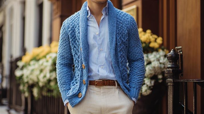Blå cardigan - en stilfuld og alsidig garderobefavorit